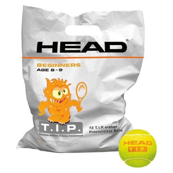 PALLINE TENNIS - 72B HEAD TIP ORANGE