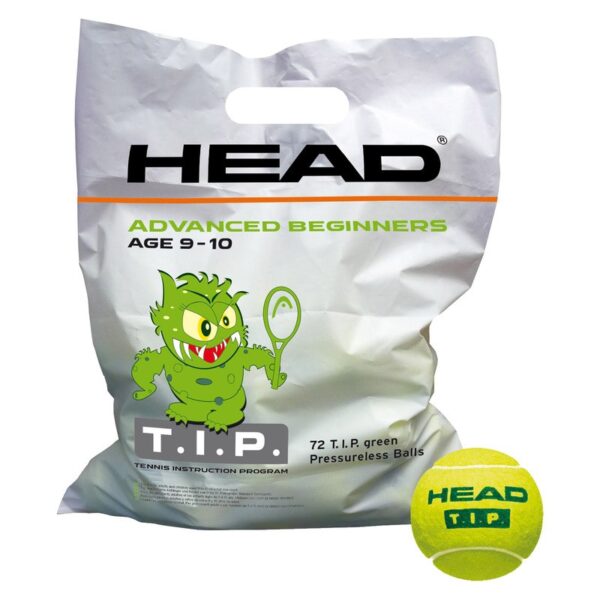 PALLINE TENNIS - 72B HEAD TIP GREEN