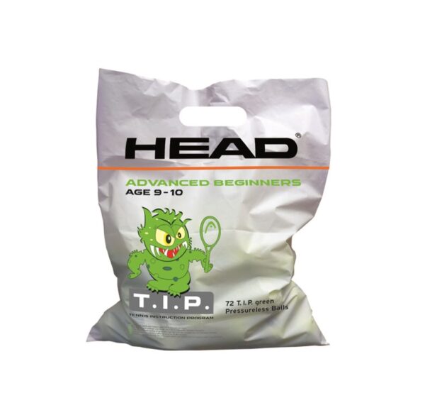 PALLINE TENNIS - 72B HEAD TIP GREEN