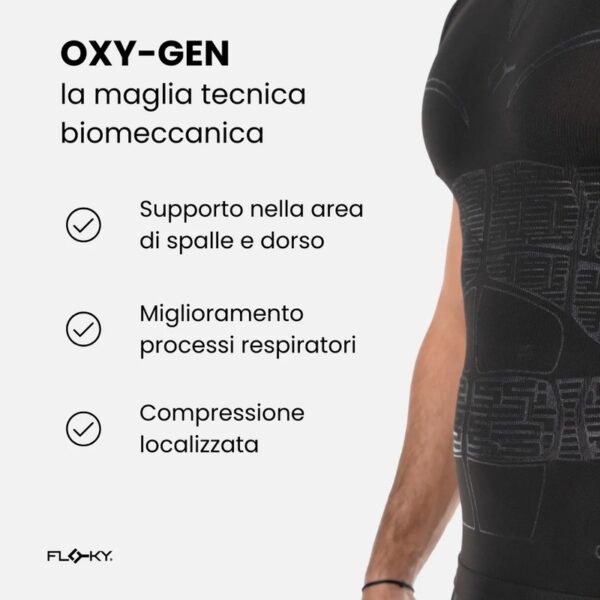 MAGLIETTA TERMICA UOMO - FLOKY OXYGEN SHORT
